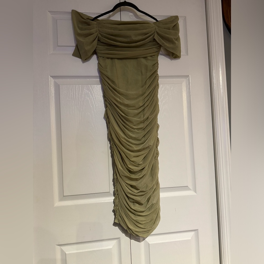 Missguided ruched dress